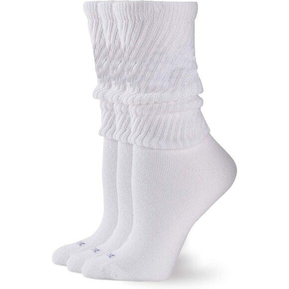 Women White louch Sock 3 Pair Pack durability For Long Lasting Wear Daily Use - Picture 1 of 6